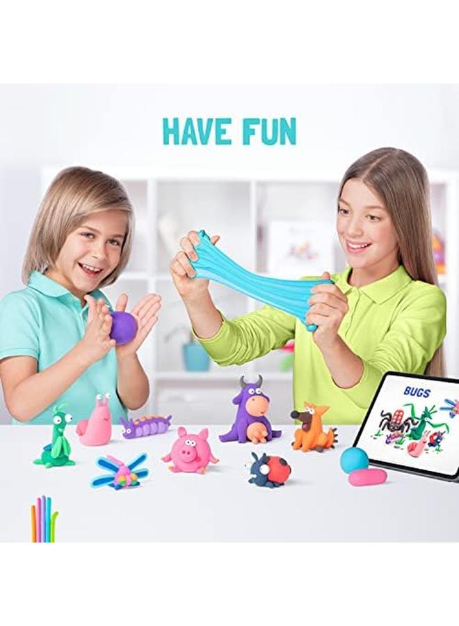 HEY CLAY Diy Sheep Plastic Creative Modeling Air Dry Clay For Kids 3 Cans - Image 4