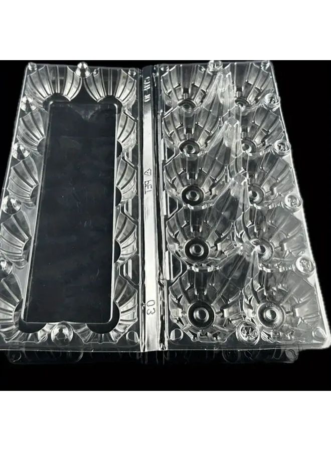 Transparent Plastic Egg Trays 10 Holes 5pcs Thickened Anti Collision Food Gift Wrapping - Image 2