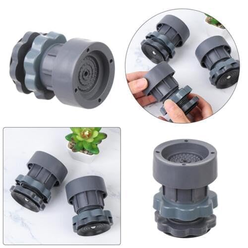 black sparrow Black Sparrow Washing Machine Vibration Pads 4 Pcs Anti Vibration Pads for Washing Machine Support Adjustable Dryer Shock Noise Cancelling Pads AntiSlip Rubber Leveling Feet Stabilizer 4 PCS Set  - Image 3