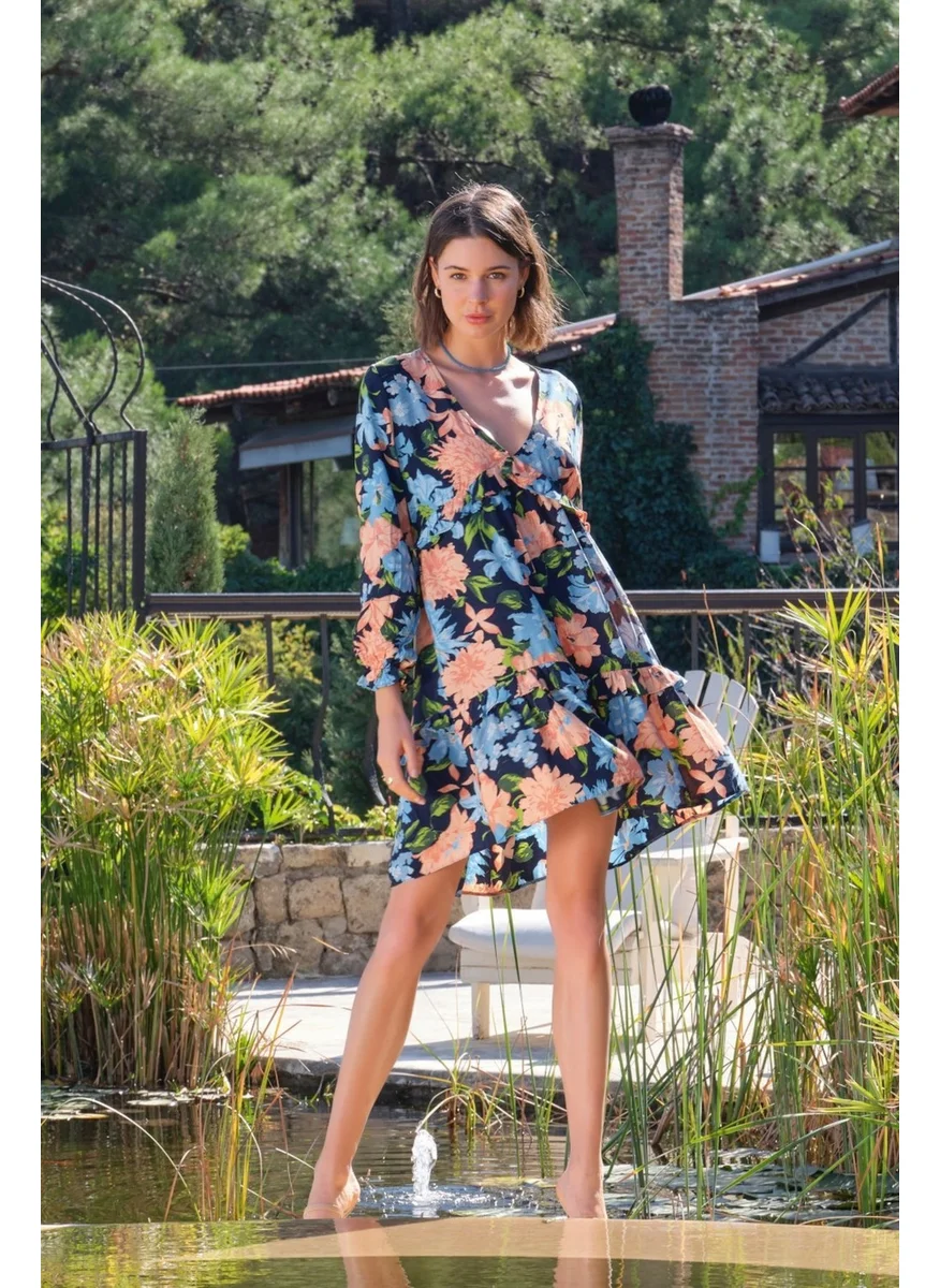 Monamise Floral Print Dress