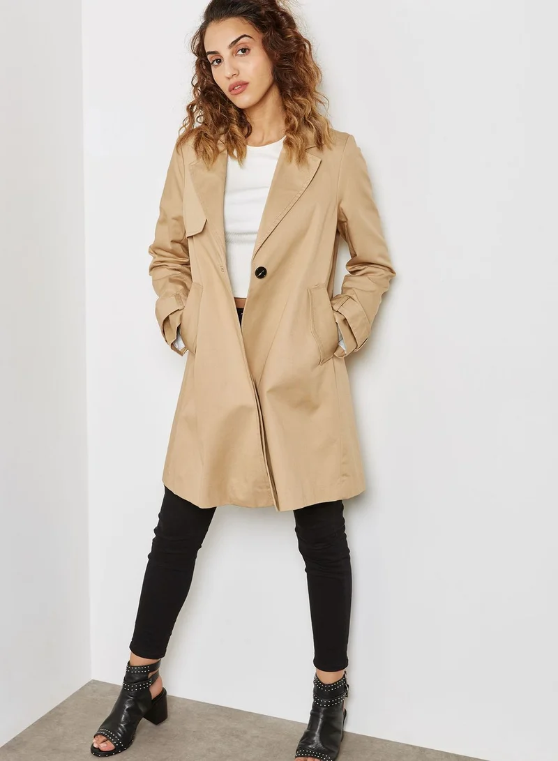 TOPSHOP A-Line Trench Coat