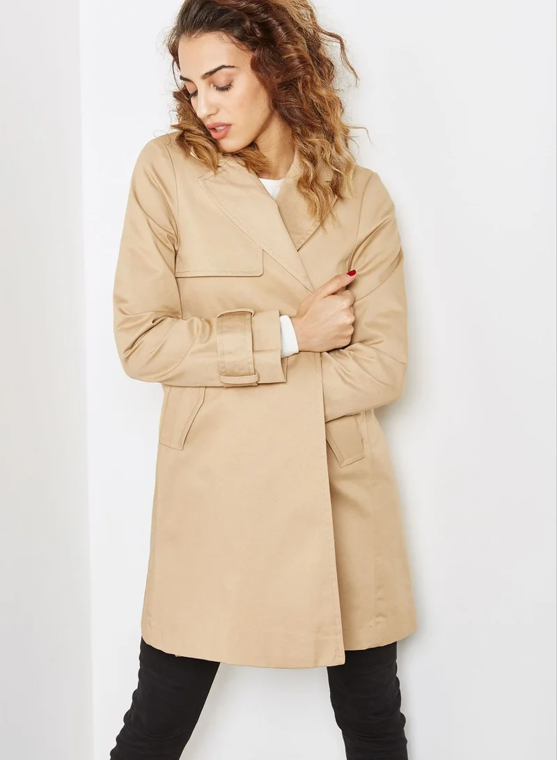 TOPSHOP A-Line Trench Coat