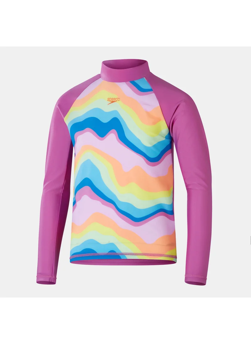 speedo Kids' Long Sleeve Swimming Rashguard