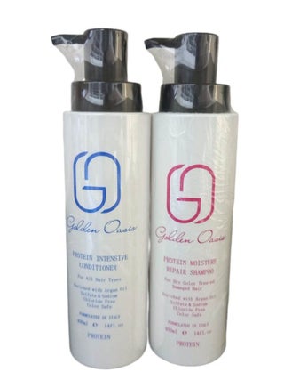 Golden Oasis Protein Moisture Repair Shampoo 400ml for Dry Color Treated Damag Hair  Golden Oasis Protein Intensive Conditioner 400 ml for All Hair Types - pzsku/Z2ED70551D102A677CFB2Z/45/_/1650315090/96eef361-7040-4da2-877f-3e524df82b7e