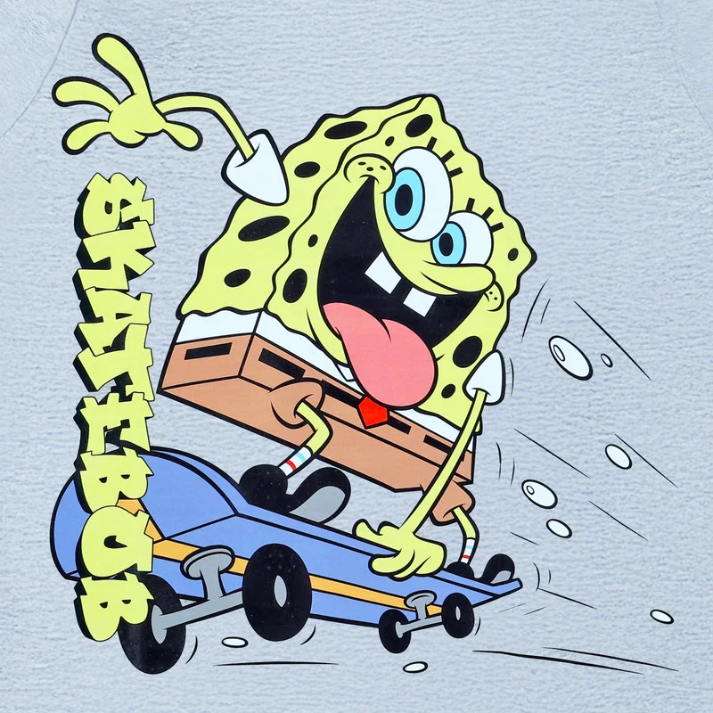 nickelodeon Nickelodeon Skate Bob Kids Boy's Short Sleeve T-Shirt