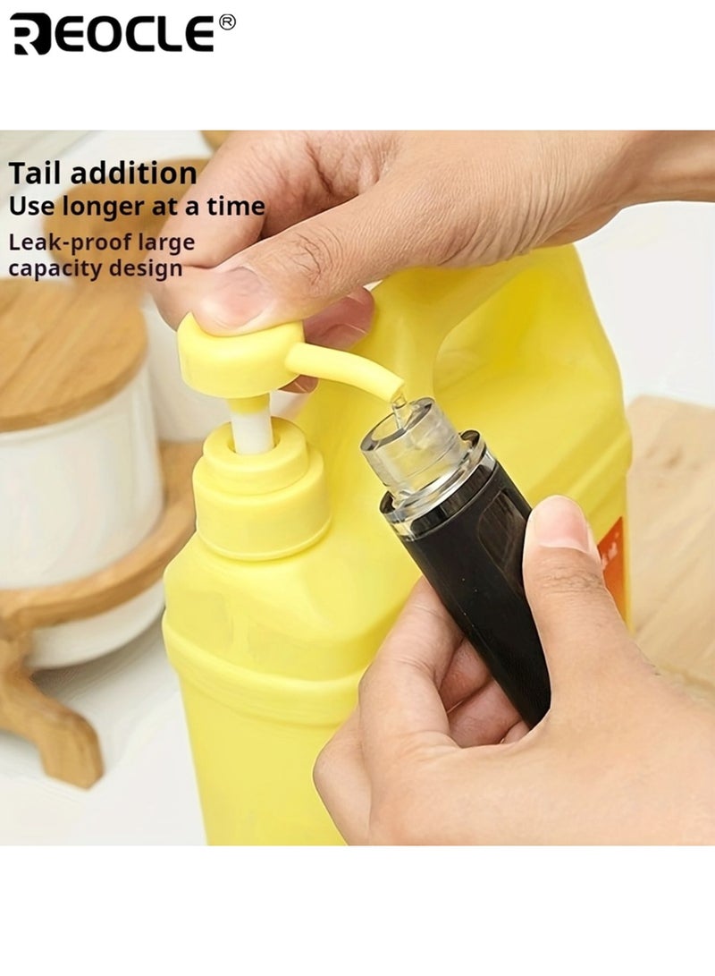 ريوكل فرشاة أواني مع موزع صابون فرشاة تنظيف غير كهربائية للمقالي والأوعية والموقد والحوض أداة تنظيف صوف فولاذي سهلة التنظيف للأسطح غير اللاصقة - Image 2