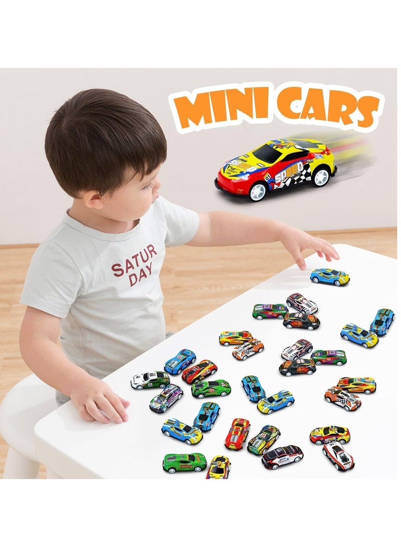 Toy Box Metal Mini Cars Friction Power Alloy Racing Cars for Toddler 12pcs  - Image 3