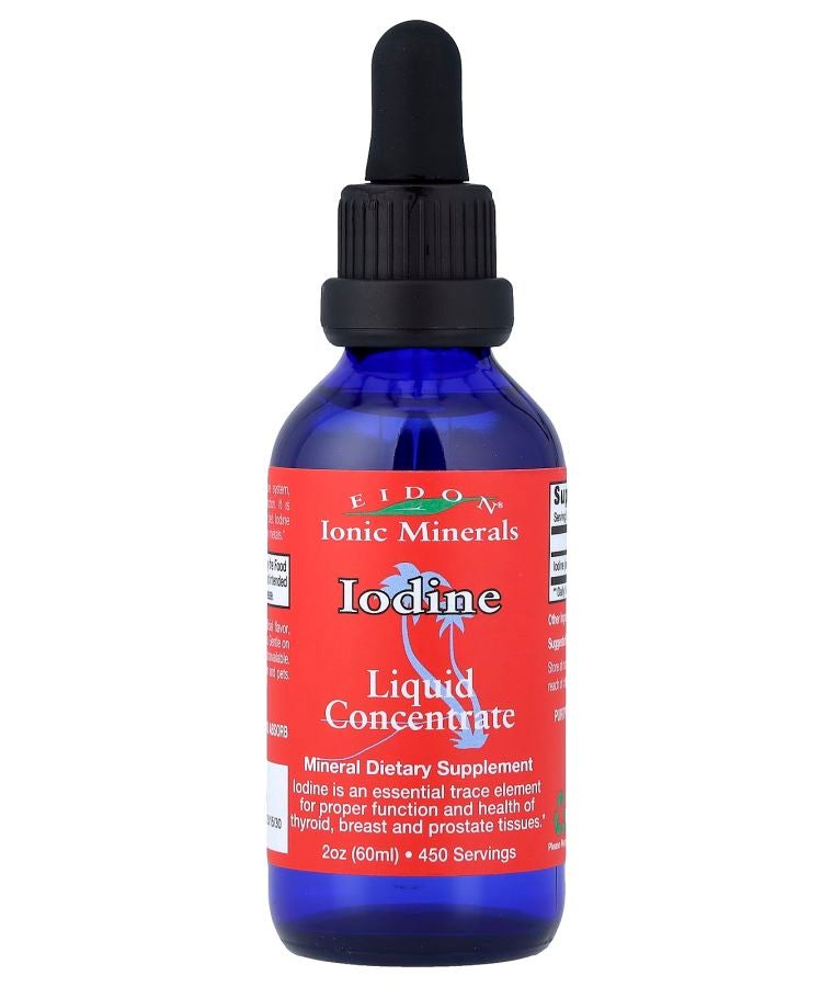 Eidon Ionic Minerals Iodine Liquid Concentrate 2 oz (60 ml)