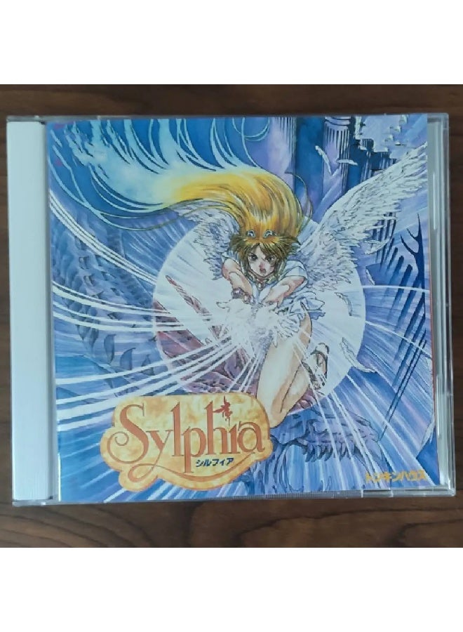 General The PC Engine disc game "Sylphia" console game disc box comes with a disc and a retro classic optical drive direct reading adaptation.  - Image 1