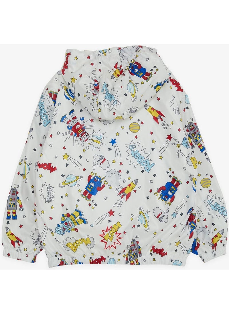 Boy's Raincoat Space Themed Patterned 1-5 Years, White - pzsku/Z2ED760F6AE4EA31F74F6Z/45/_/1728060081/e096ac22-4e2a-4651-a20e-abd0fa633344