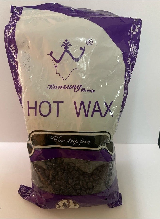 Konsung Beauty Hair Removal Hard Wax Beans Black 500 g  - Image 3