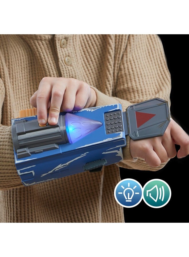 STAR WARS STAR WARS The Mandalorian Dual Attack Gauntlet, Interactive Electronic Role Play with Lights & Sounds, Toys for 5 Year Old Boys and Girls - Image 5