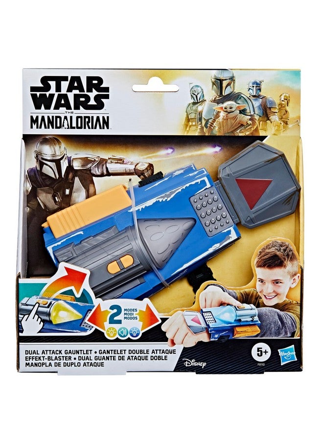 STAR WARS STAR WARS The Mandalorian Dual Attack Gauntlet, Interactive Electronic Role Play with Lights & Sounds, Toys for 5 Year Old Boys and Girls - Image 2