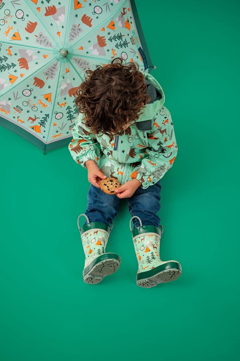 Stephen Joseph , Toddler and Little Kid Umbrella with Pinch Free Closure and Colorful Design - Image 3