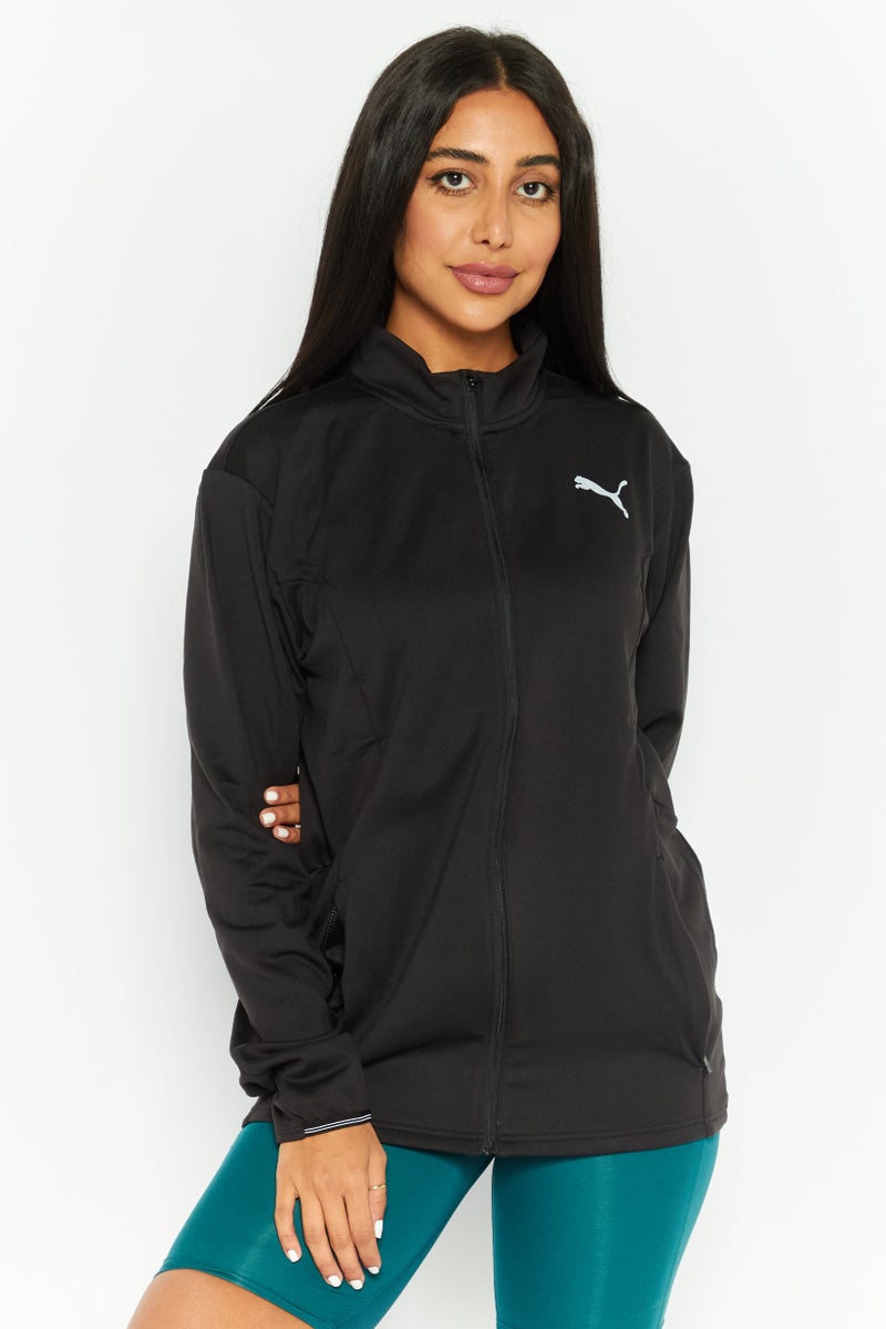 PUMA Women Sportswear Fit Long Sleeve Training Sweatshirt, Black  - Image 1