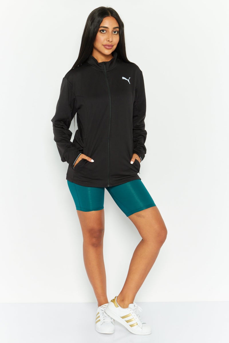 PUMA Women Sportswear Fit Long Sleeve Training Sweatshirt, Black  - Image 2