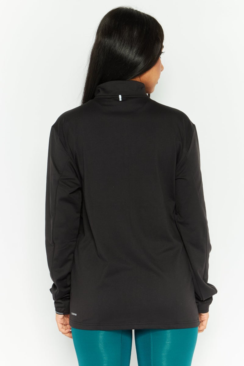 PUMA Women Sportswear Fit Long Sleeve Training Sweatshirt, Black  - Image 4