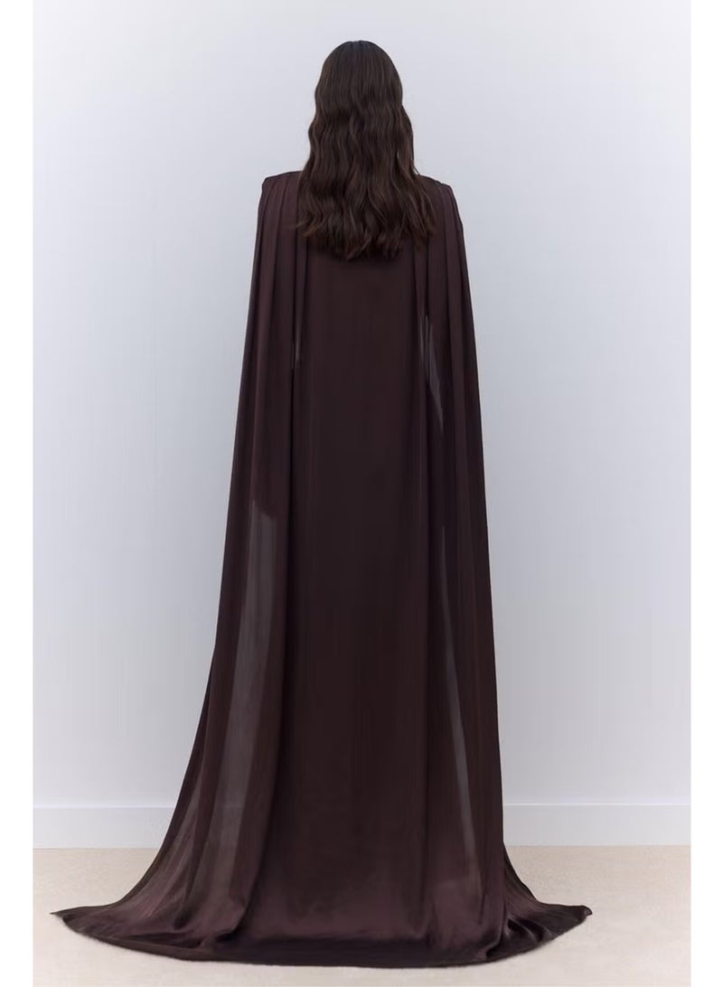 Manuka Elegant Cape Dress - Image 1