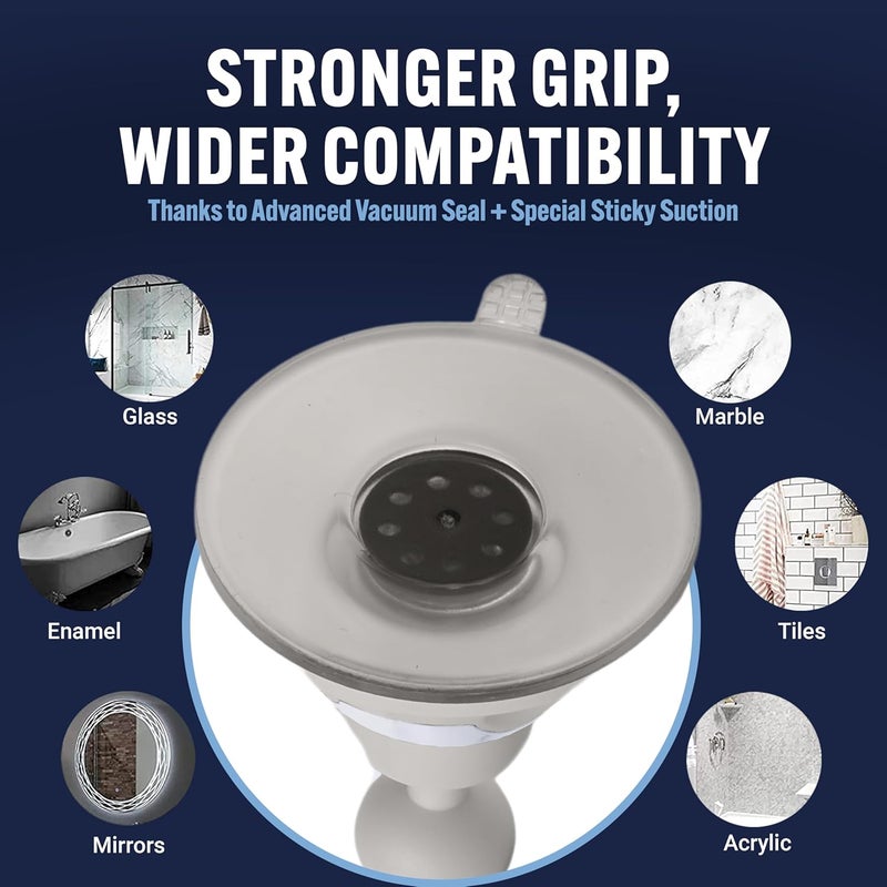 MIRRORVANA Fogless Shower Mirror for Shaving with Upgraded Suction-Cup, 1X Magnifying, 6.3 x 6.3 Inch (Chrome Frame, Grey Suction), MVSF63CHGR1X Good ventilation - Image 4