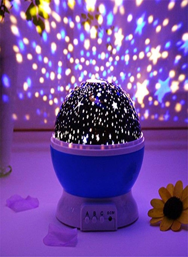 DPISZONE Plastic Starry Sky Colorful LED Night Lamp, Night Bulb, Night Light, Multicolour - Image 1