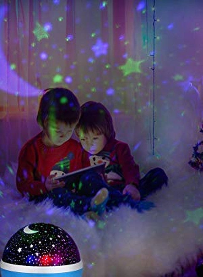 DPISZONE Plastic Starry Sky Colorful LED Night Lamp, Night Bulb, Night Light, Multicolour - Image 4