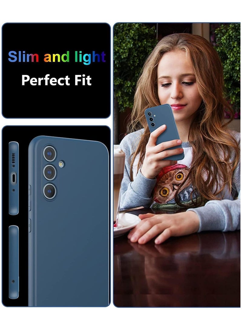 Case for Samsung Galaxy M16 5G / Galaxy F16 5G Soft Silicone TPU Case Shockproof Matte Finish Back Cover Inner Fabric Lining with Camera Protection for Samsung Galaxy M16 / F16 5G - Image 4