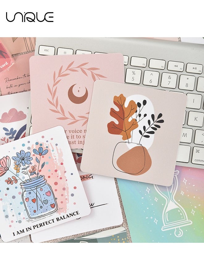 Women's Positive Affirmation Cards, 50 Motivational English Cards, Daily Self-Affirmation Self-Motivation Gifts, Birthdays, Prayer Cards, Meditation Cards, Motivational Cards