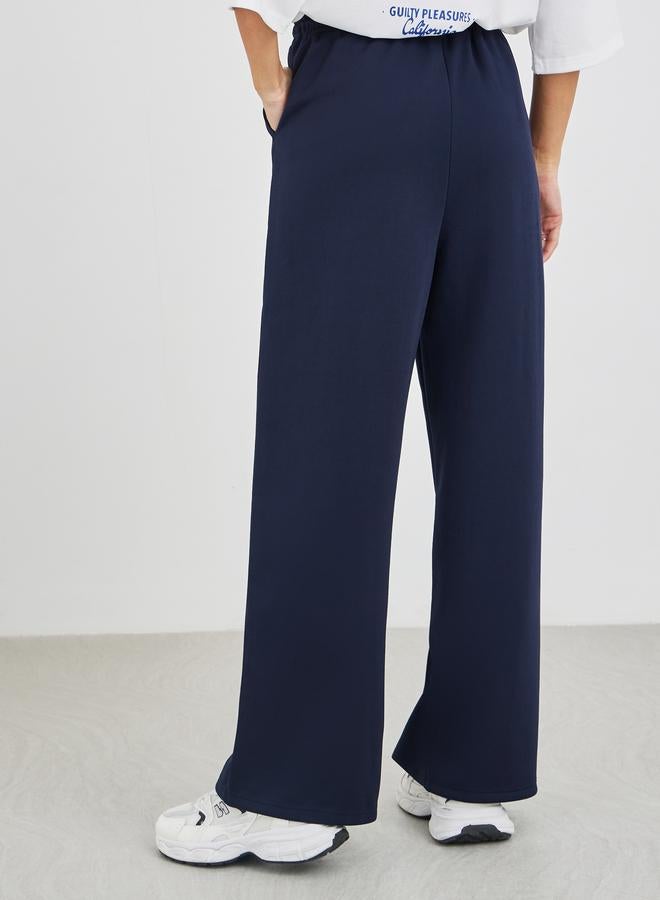 Styli Solid Pintuck Detail Scuba Joggers with Elasticated Waistband - Image 4