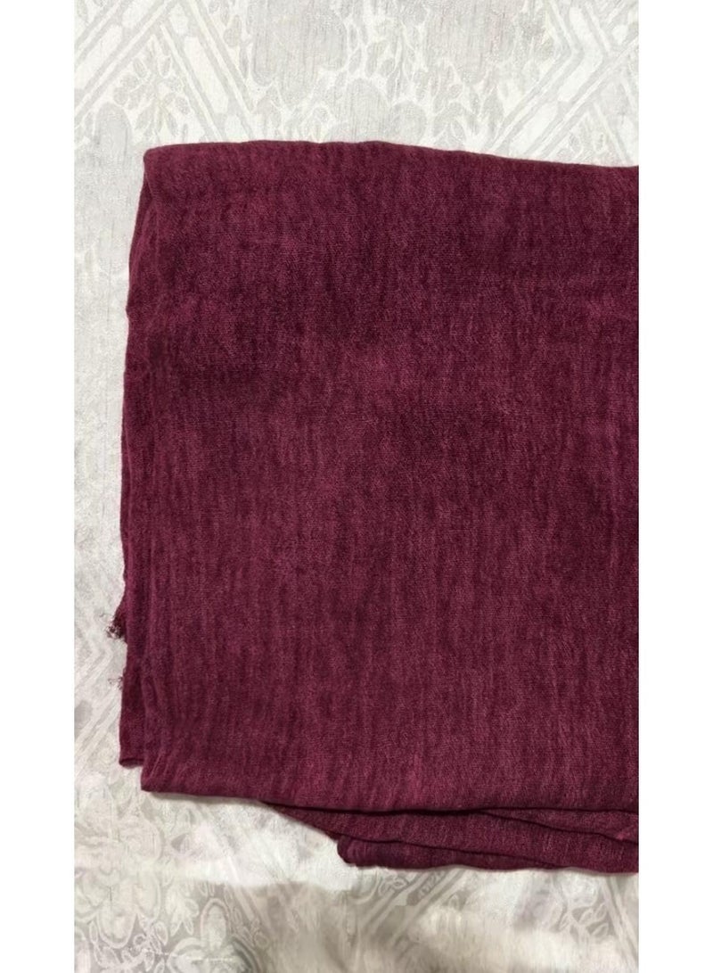Luxuria Luxury Thai Rafield hijab in burgundy - lightweight and comfortable, perfect for a stylish and modern look. - Image 2