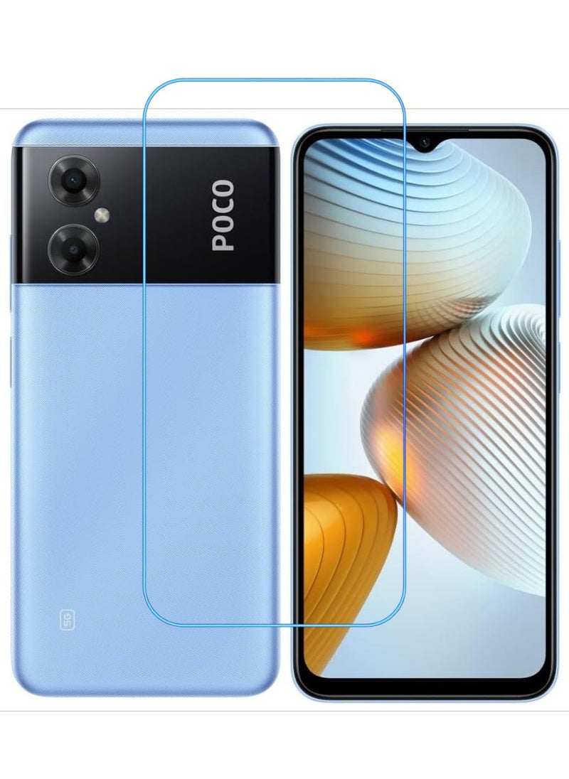 ACLIX Antistatic ESD Dustproof Premium Quality High Definition Clear Tempered Glass Screen Protector Designed For Xiaomi Poco M4 5G - Image 1