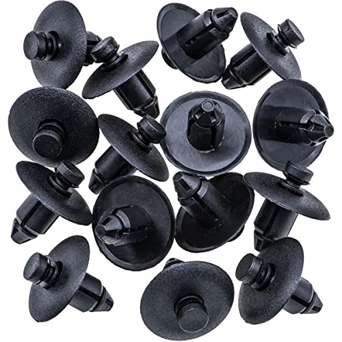Rexka 15pcs Door Interior Trim Panel Retainer Door Window Molding Clip Rivets Black Nylon for Chrysler WX68DX9AA 0WX68BD1AA Chrysler 300m Dodge Challenger Charger Magnum - Image 1