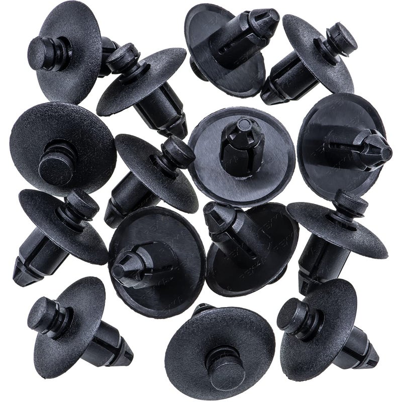 Rexka 15pcs Door Interior Trim Panel Retainer Door Window Molding Clip Rivets Black Nylon for Chrysler WX68DX9AA 0WX68BD1AA Chrysler 300m Dodge Challenger Charger Magnum - Image 3