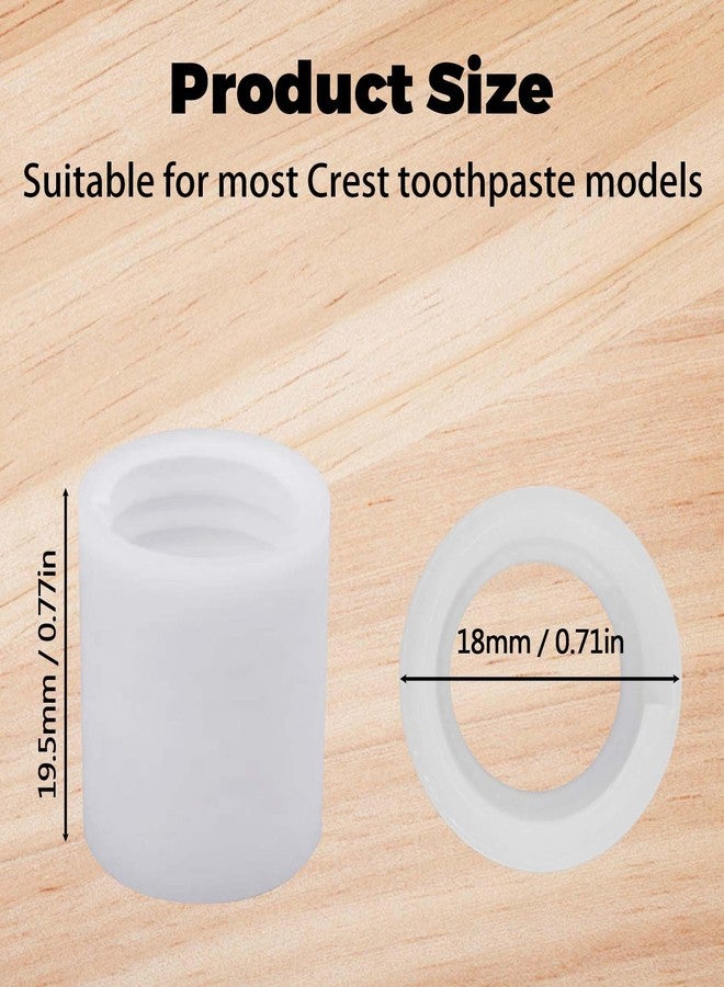 2pcs Toothpaste Refill Compatible with Colgate & Crest,Perfect for Refilling Travel Toothpaste&Transfer Adapters,Transfer Tool for Travel Bathroom Accessories - Image 2