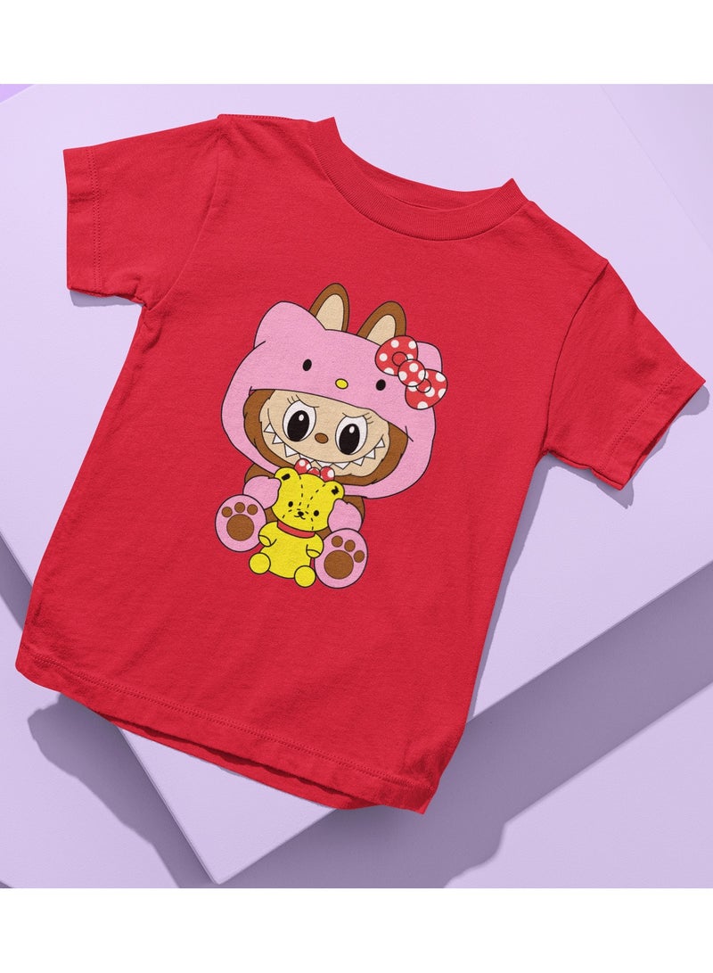 ZOOM Hello Kitty Meets LABUBU KIds Shirts