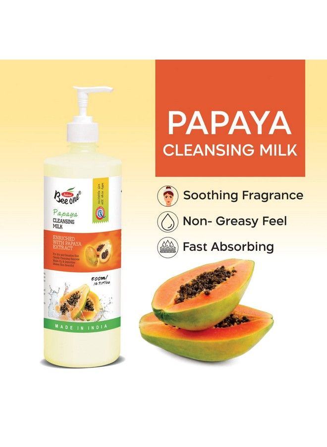 Beeone Papaya Cleansing Milk 500 Ml - Image 4