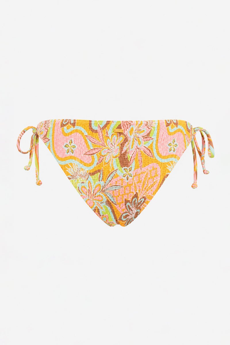 Roxy Women Floral Pattern Bikini Bottom, Multicolor - Image 3