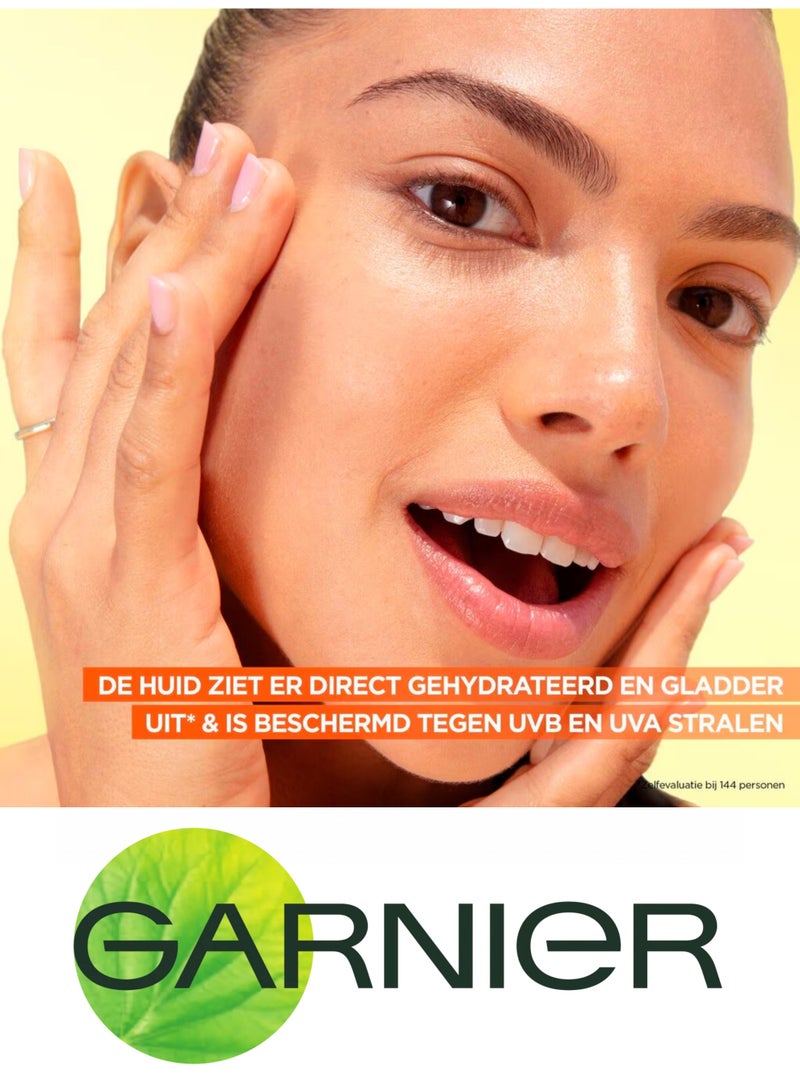garnier Vitamin C* Brightening & Glow Booster Serum Cream SPF25 (50ml) - Image 5
