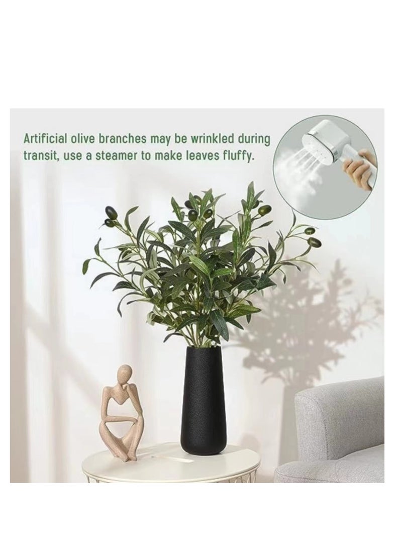 Generic - Faux Olive Branches with Realistic Olives for Vases, 3Pcs 48cm Artificial Greenery Stems for Indoor/Outdoor DIY Wreaths, Centerpieces, and Floral Arrangements. - Image 1