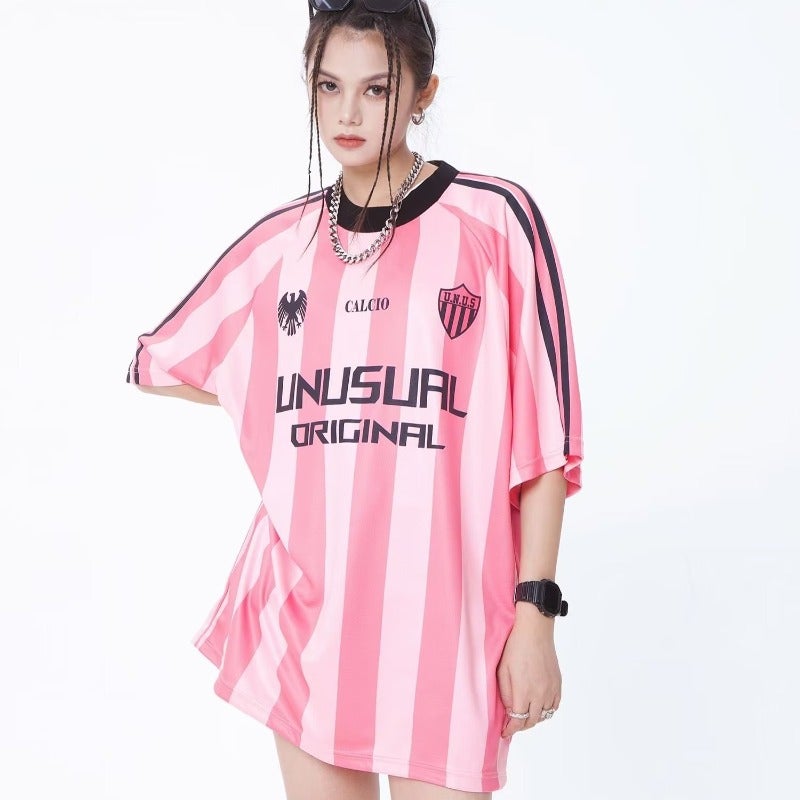 تي شيرت قصير الأكمام للزوجين الأمريكيين من علامة تجارية عصرية، قماش حرير مثلج، تصميم شبكي فضفاض، تي شيرت سريع الجفاف بأكمام نصفية للرجال، أبيض - Image 2