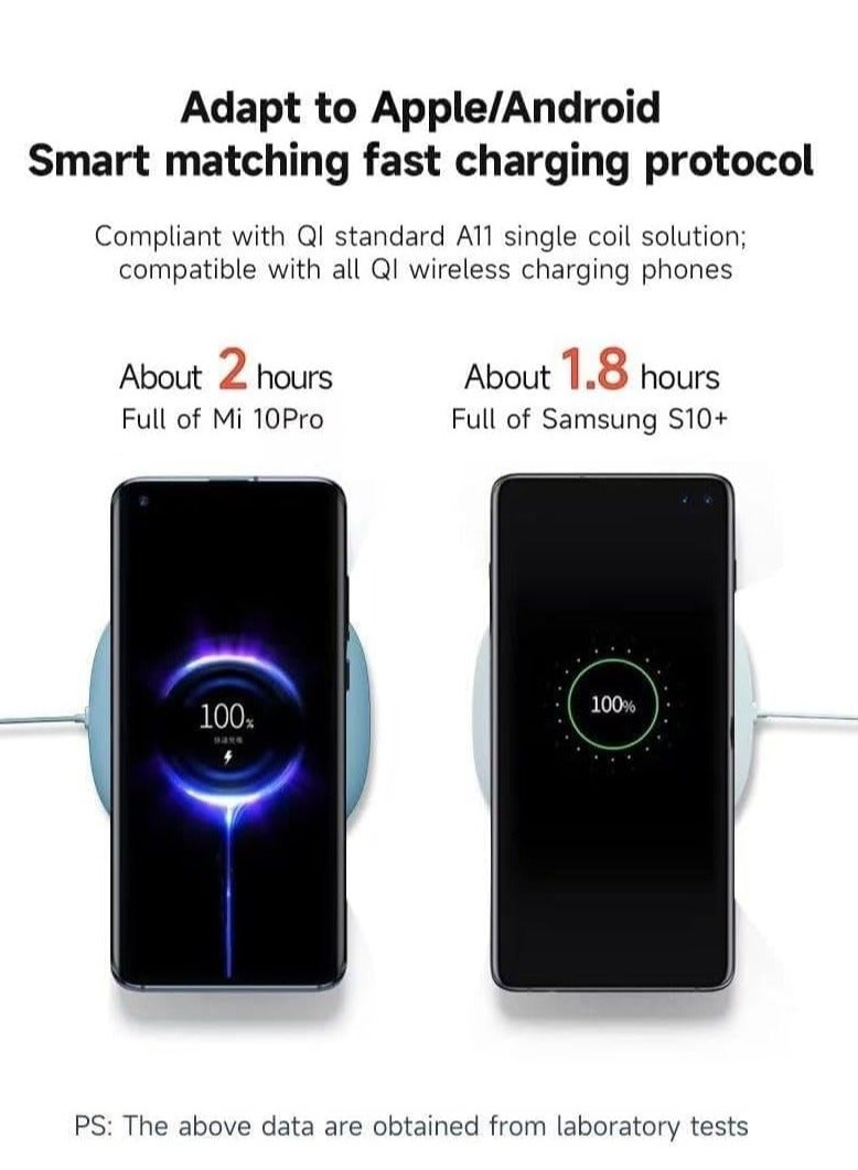 ماجنتيك شاحن لاسلكي سريع   بقوة 15 واط - محطة شحن 3 في 1 للهواتف والسماعات والساعات | متوافق مع سلسلة iPhone 16/15/14/13/SE/12 وسلسلة Samsung Galaxy S24/S23/S22. - Image 4