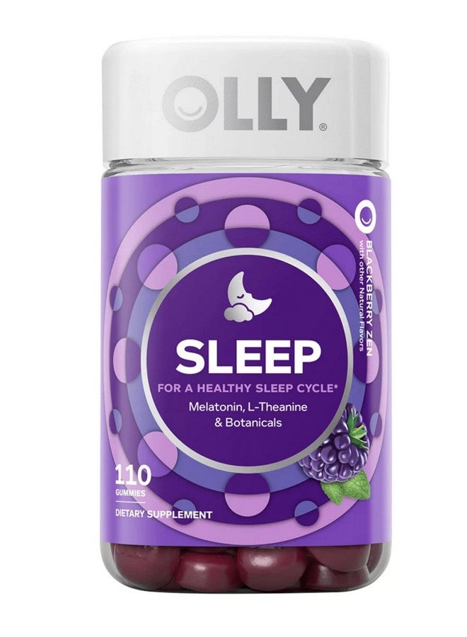 OLLY Restful Sleep Gummy Supplement with Melatonin & L-theanine Chamomile, BlackBerry Zen, (55 Day Supply) Supports A Healthy Sleep Cycle* Packaging May Vary (110 Gummies) - Image 1
