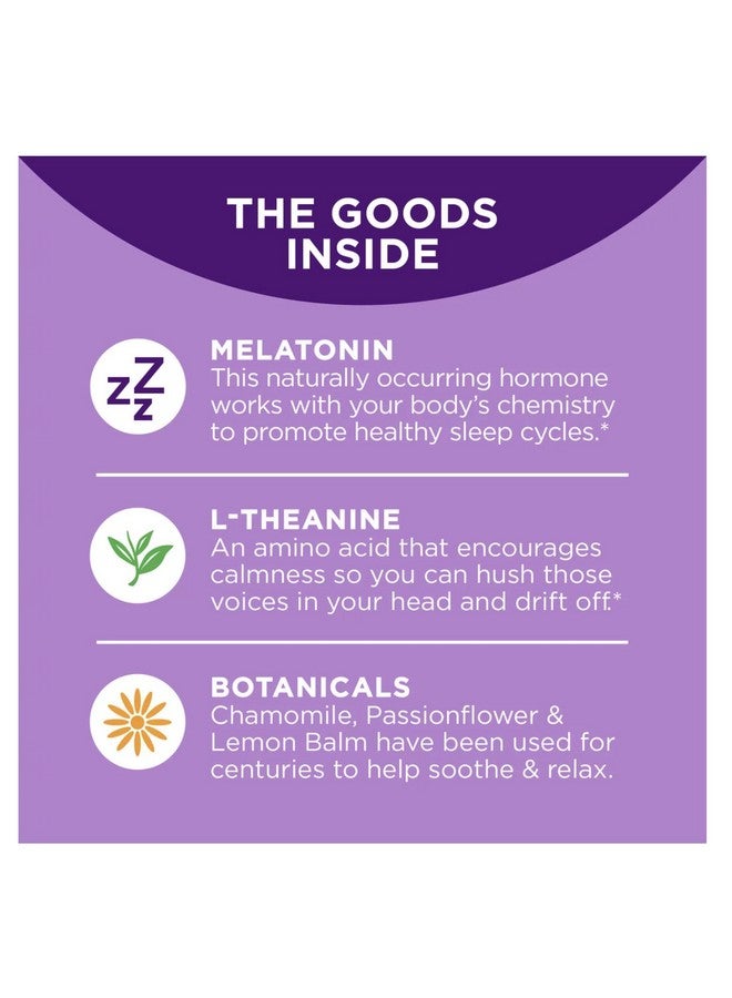 OLLY Restful Sleep Gummy Supplement with Melatonin & L-theanine Chamomile, BlackBerry Zen, (55 Day Supply) Supports A Healthy Sleep Cycle* Packaging May Vary (110 Gummies) - Image 5