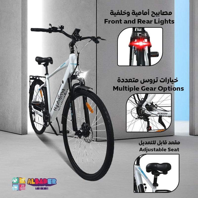 ALBADER Electric Bikes for Adults, Electric Bike 28 Inch with 3 Riding Modes, Electric Scooter With 36V and10AH battery, Bike With Max Speed 35 KM/H & 30 KM Range - Image 4