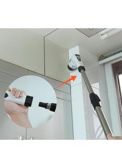 Eoptify Cordless Electric Spin Scrubber Cleaning Brush with 7 Replaceable Brush Heads,& Adjustable Extension Arm up to 4ft 2 Speed Bathroom, Shower, Floor, Tile,Easy to Use & Rechargeable  - Image 3