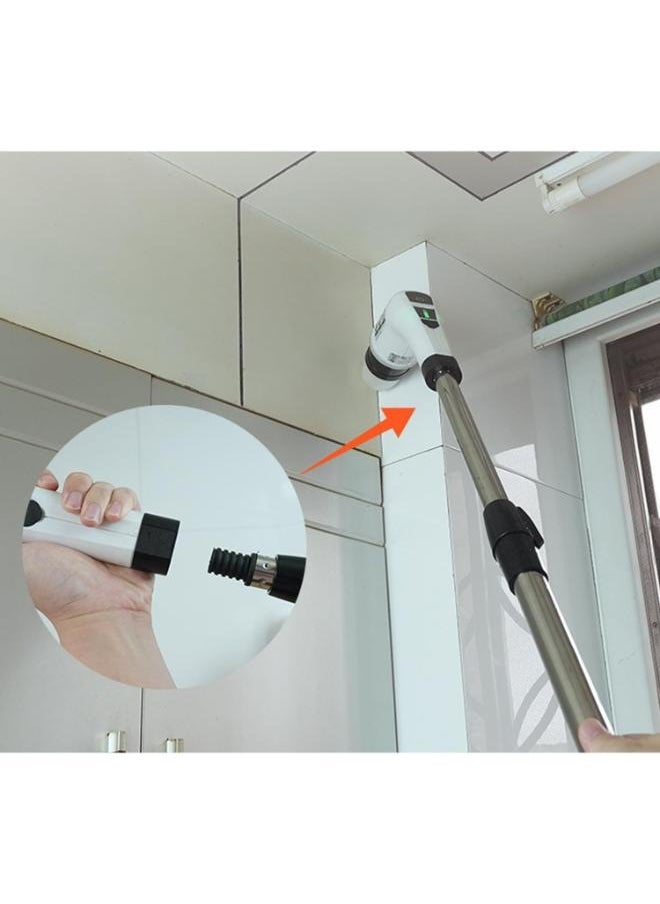 Eoptify - Cordless Electric Spin Scrubber Cleaning Brush with 7 Replaceable Brush Heads,& Adjustable Extension Arm up to 4ft 2 Speed Bathroom, Shower, Floor, Tile,Easy to Use & Rechargeable - Image 1