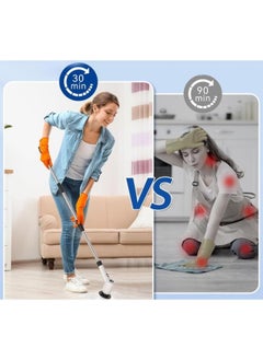 Eoptify Cordless Electric Spin Scrubber Cleaning Brush with 7 Replaceable Brush Heads,& Adjustable Extension Arm up to 4ft 2 Speed Bathroom, Shower, Floor, Tile,Easy to Use & Rechargeable  - Image 2