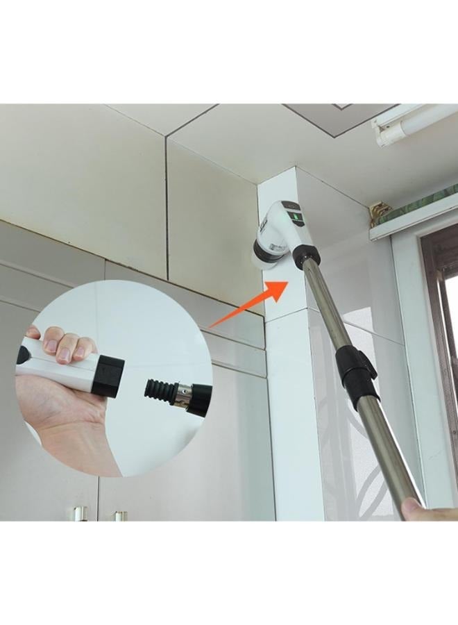 Eoptify Cordless Electric Spin Scrubber Cleaning Brush with 7 Replaceable Brush Heads,& Adjustable Extension Arm up to 4ft 2 Speed Bathroom, Shower, Floor, Tile,Easy to Use & Rechargeable - Image 2