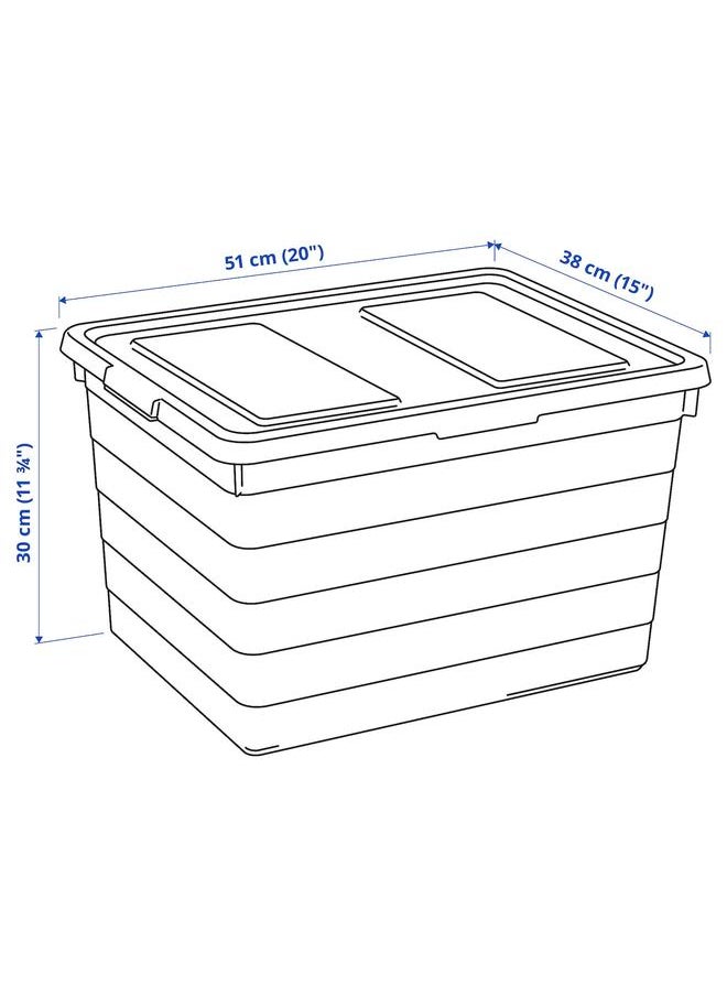 Generic - Box With Lid Pink 38X51X30 Cm - Image 1