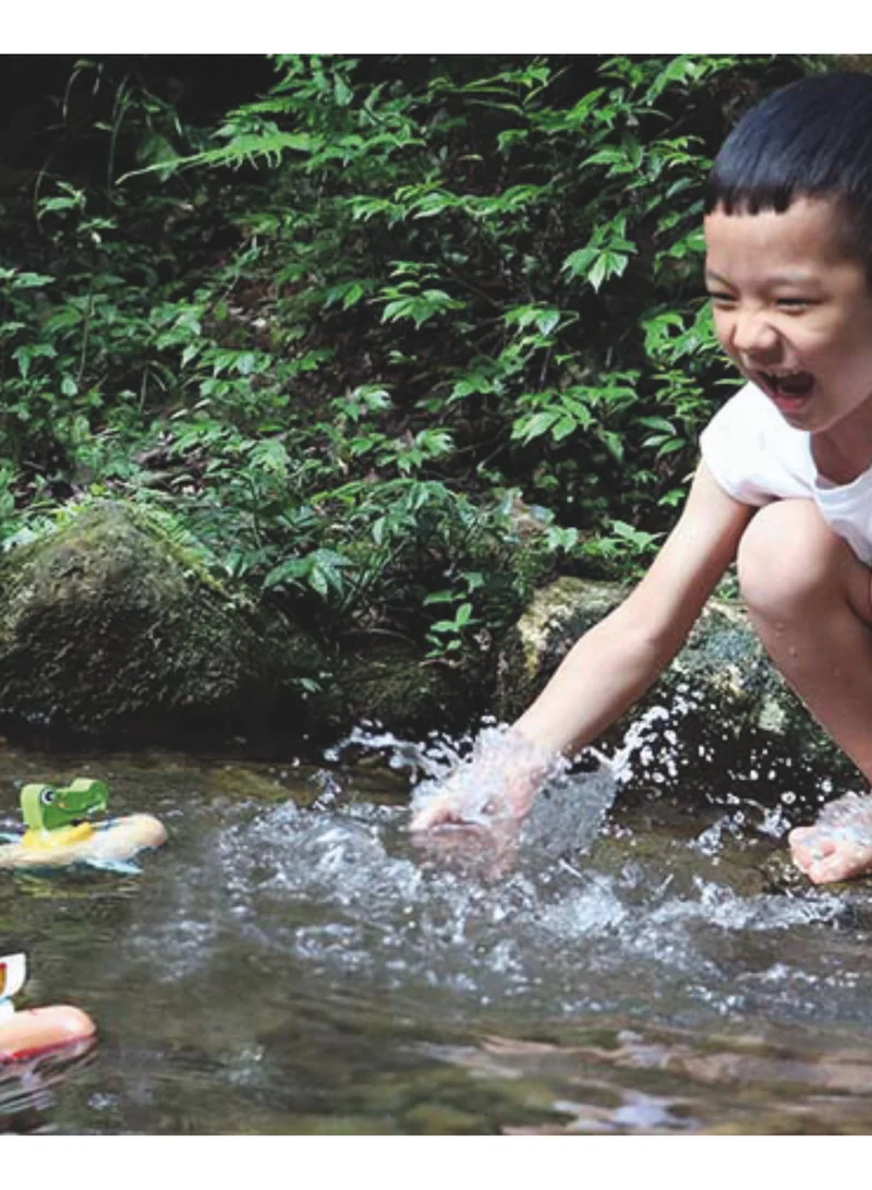 andreu Toys Clockwork Water Canoe