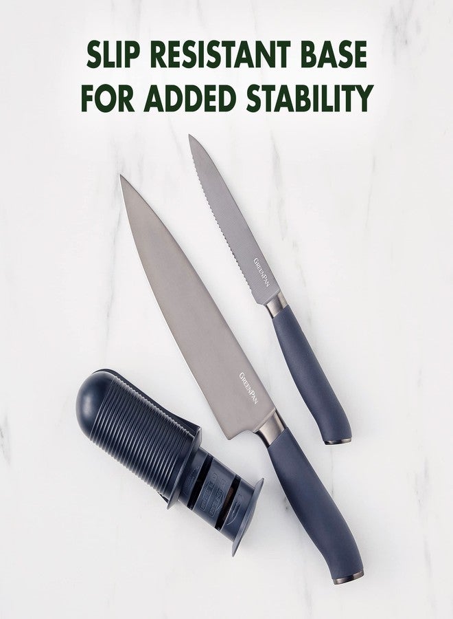 جرين بان مبراة جرين بان التيتانيوم ثنائية المراحل، شفرات مسننة ومستقيمة، سطح مضلع للإمساك، حجم تخزين صغير - Image 5